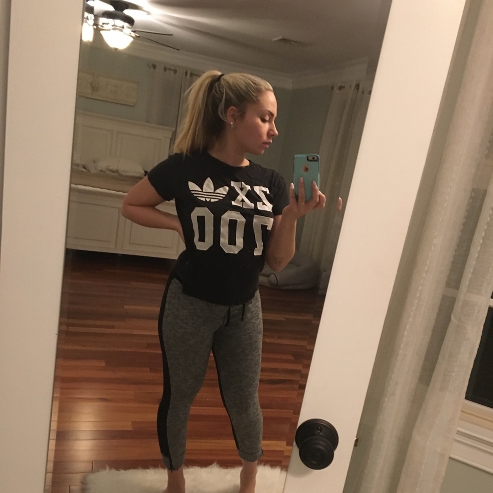 Black and grey sweats